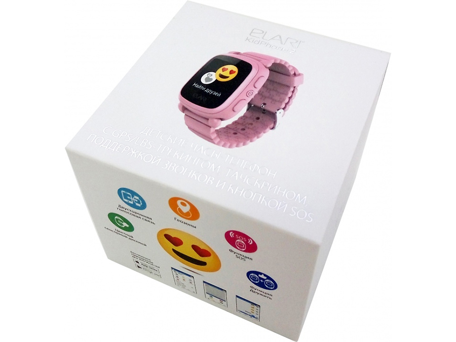 Купить ELARI детские KidPhone 2 GPS, розовые по выгодной цене в Москве в  интернет-магазине МегаФона